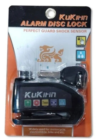 Riasztós tárcsafék zár